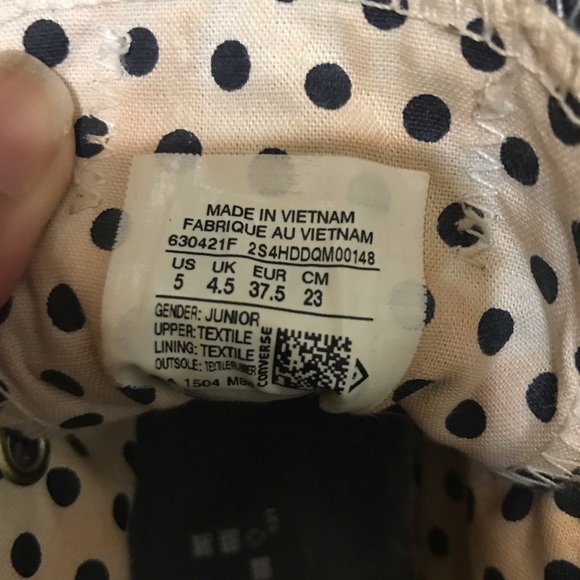 Polka Dot Converse - Picture 5 of 5